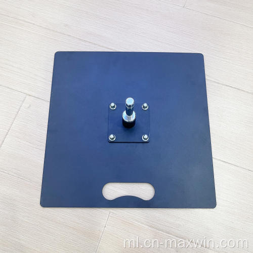 സ്ക്വയർ ബേസ് ട്യൂബ് പ്ലേറ്റ് / ഇഷ്ടാനുസൃതമാക്കിയ മെറ്റൽ ബേസ് പ്ലേറ്റ്